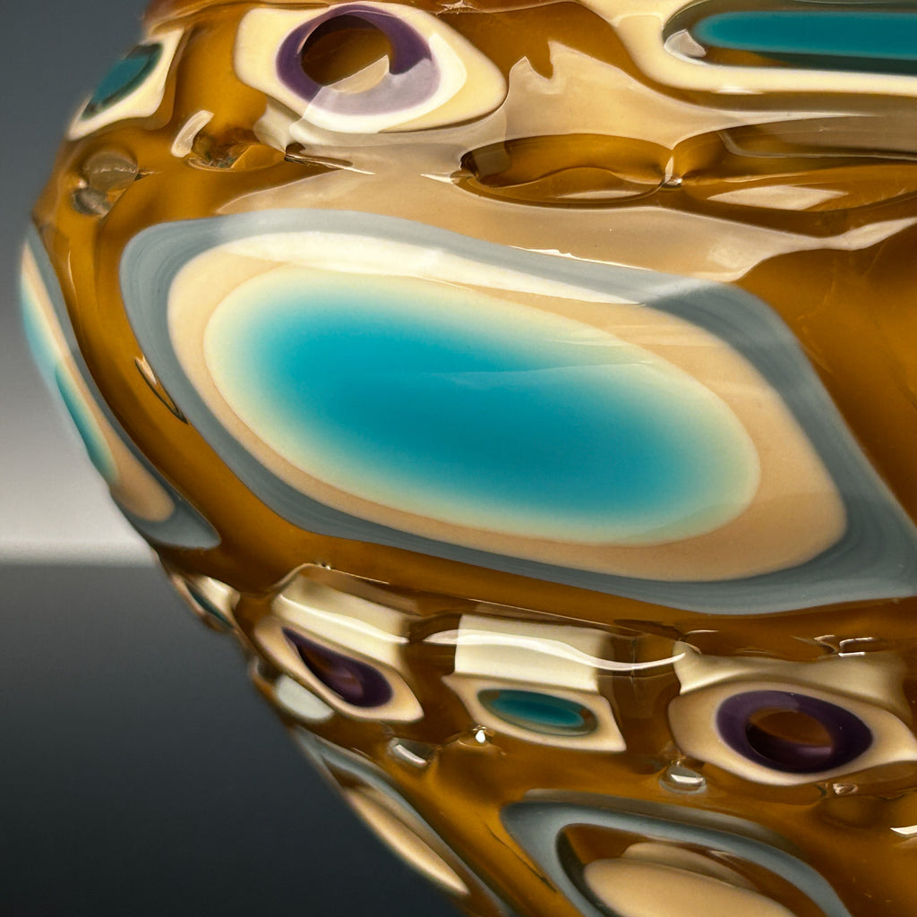 Bronze Cane Vase