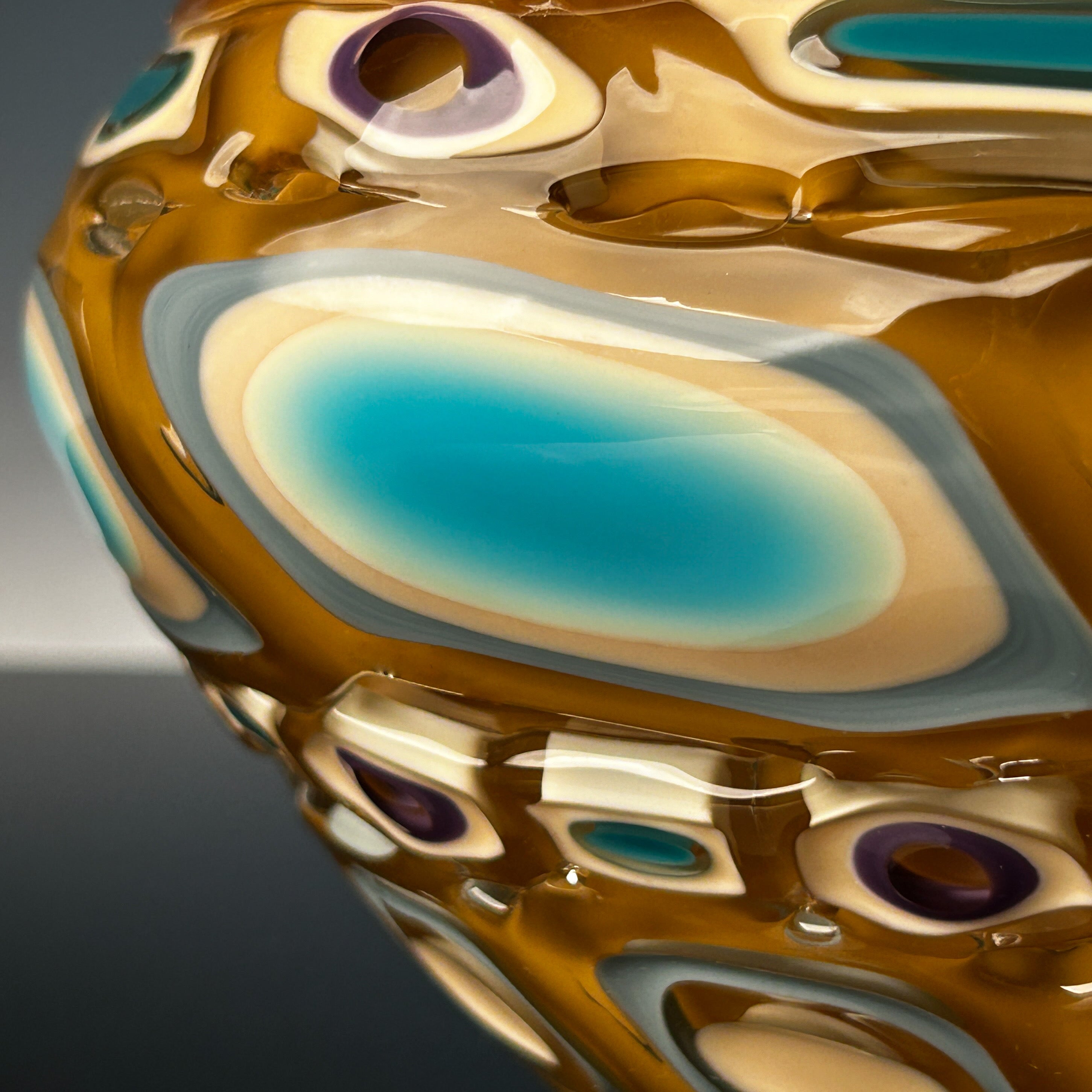 Bronze Cane Vase