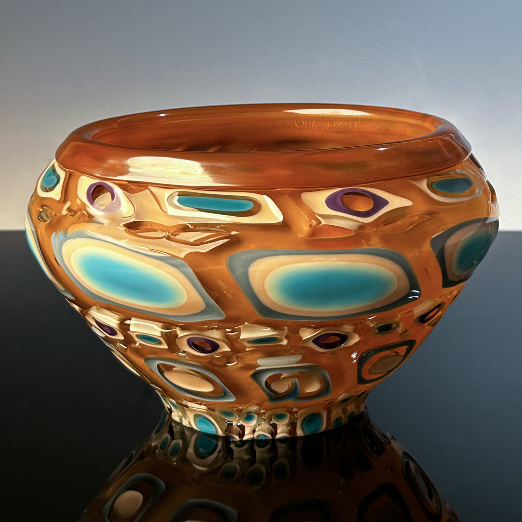 Bronze Cane Vase