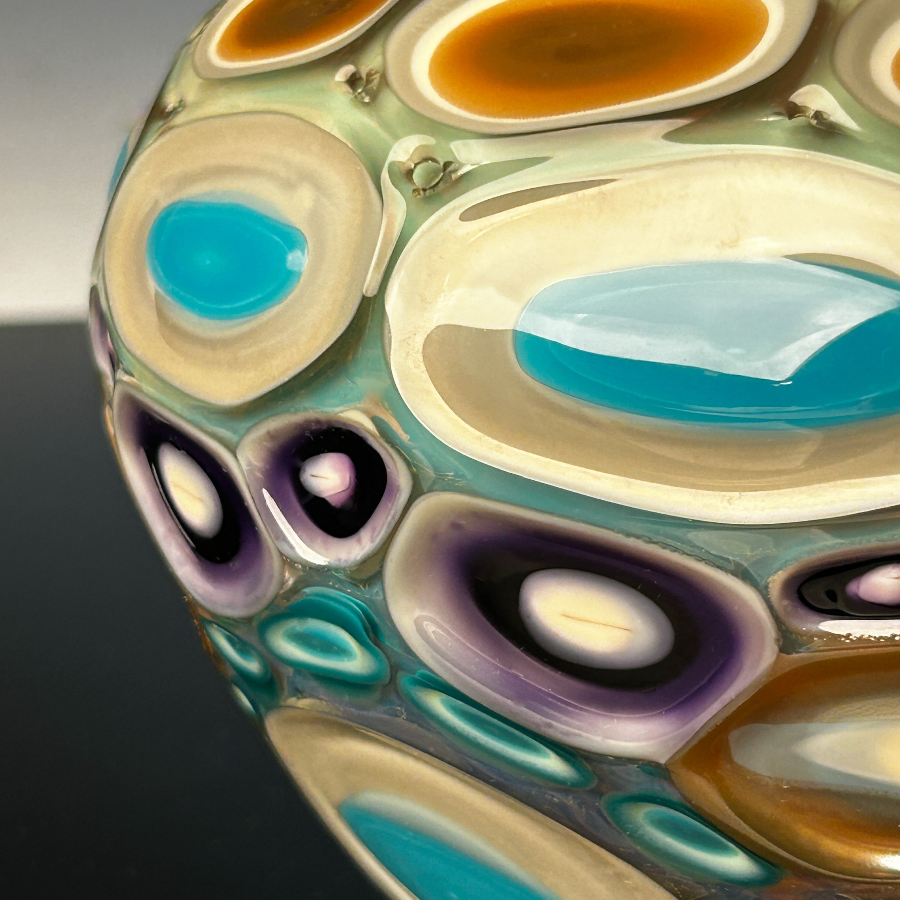 Copper Cane Vase
